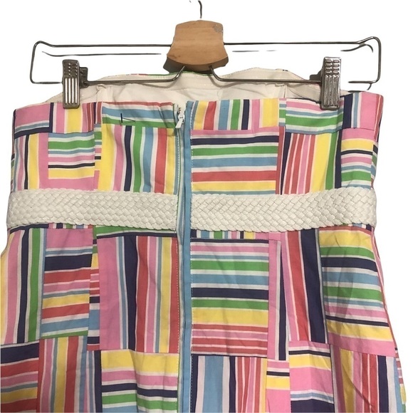 Lilly Pulitzer patches strapless dress small size 4 - Picture 6 of 12